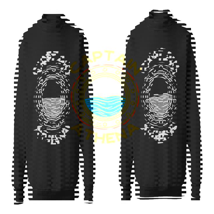 Capitaine Athena Prénom Personnalisé Surnom Personnalisé Drôle Sweater e