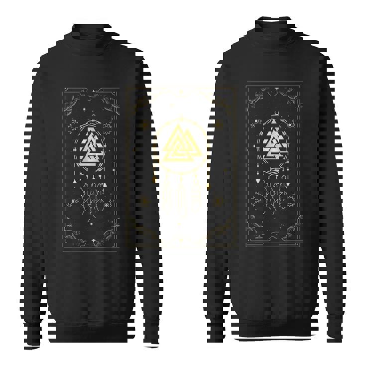 Capteur De Rêves Mystiqueiking Mythologie Nordiquealknut Sweater e