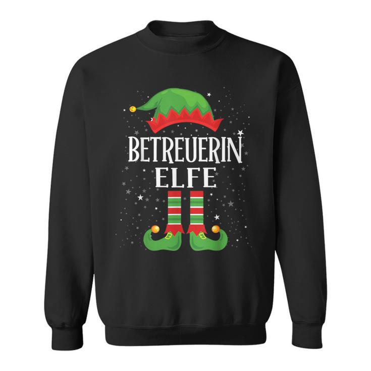 Caregiver Elf Outfit Christmas Family Elf Christmas Sweatshirt