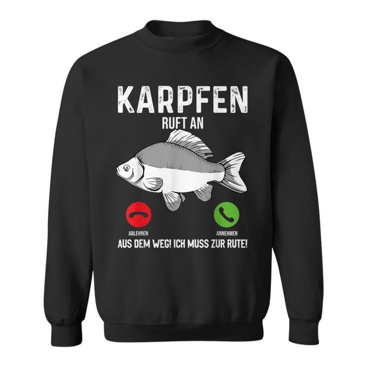 Carp Fishing I Saying Angler Dad Carp Fishing Sweatshirt