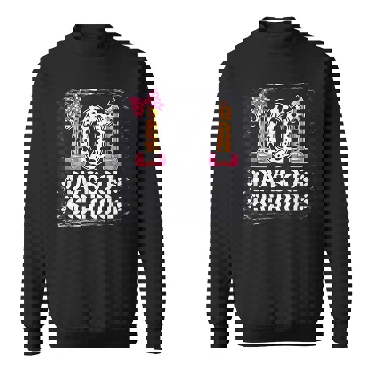 Celebrate 101 Days Of School Teacher Kids Sweatshirt