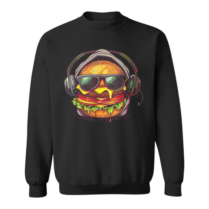 Cheeseburger With Sunglasses I Cheeseburger Sweatshirt