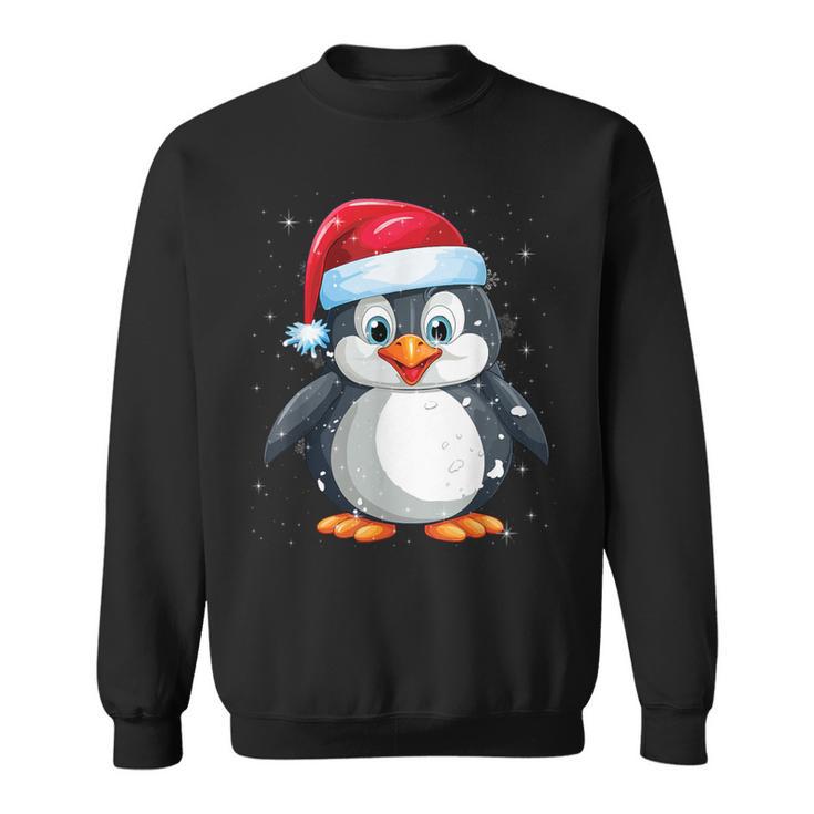 Children's Christmas Cute Penguin Christmas Xmas Sweatshirt