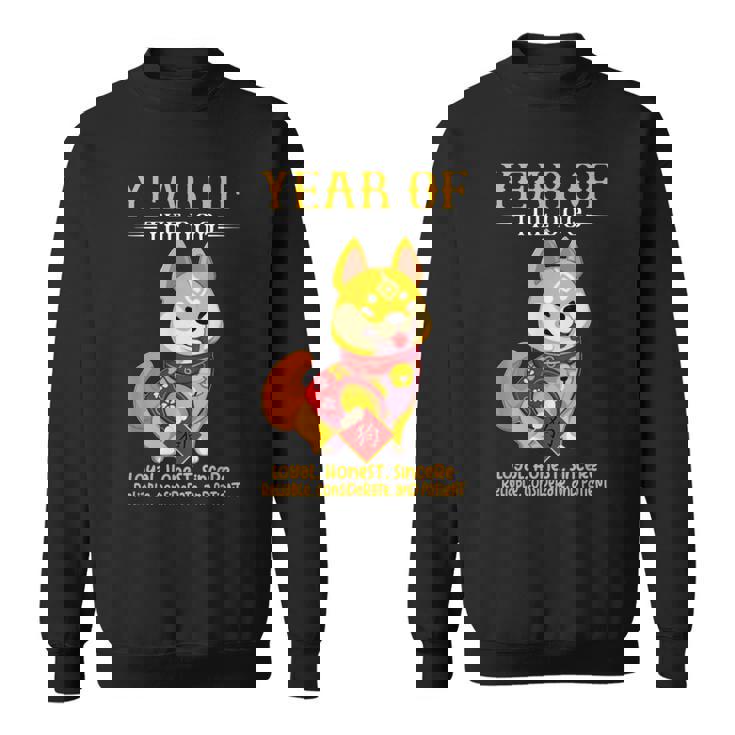 Chinese Year Of The Dog Zodiac Sign Happy Lunar New Year Sweatshirt