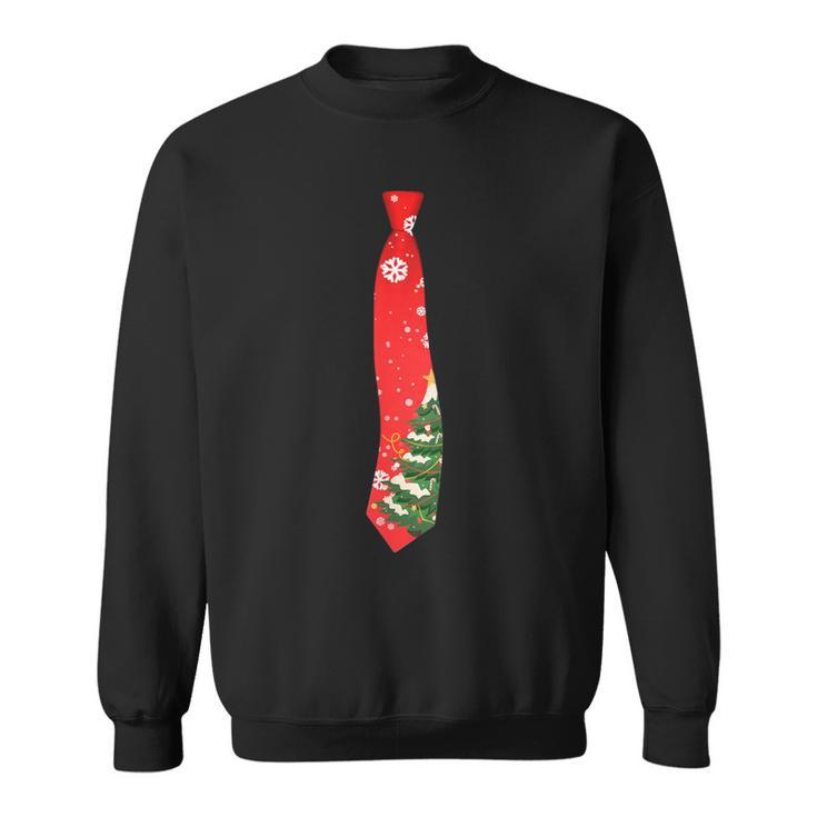 Christmas Tie Tie Boys Sweatshirt