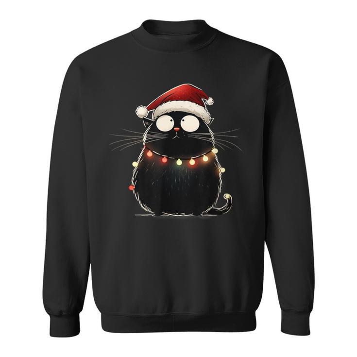 Christmas Tree Christmas Cat Christmas Sweatshirt