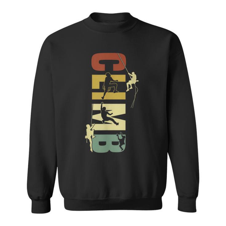 Climbing Lovers Boulder Outdoor Mountaineering Sweatshirt