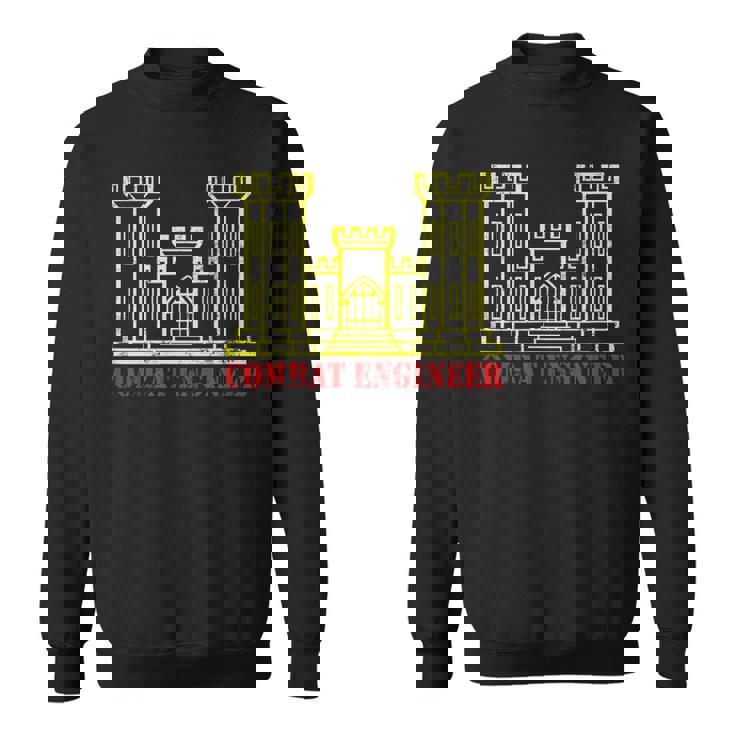 Combat Engineer Veteran Shirt For Men Military Patriotic Sweatshirt