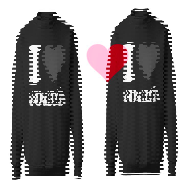 Corazón Rojo Me Encanta Andalucía Camisa de entrenamiento