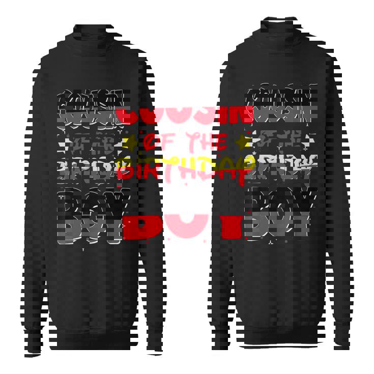 Cousin Of The Birthday Boy Family Party Decorations Sweatshirt