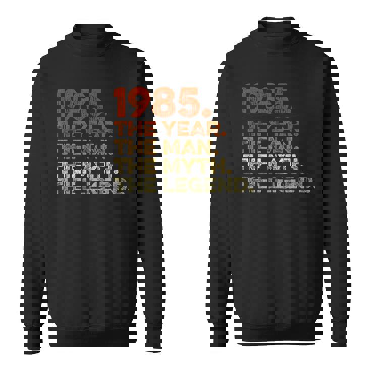 Cumpleaños Regalo Cosechaintage 1985 Year Man Myth Legend Camisa de entrenamiento