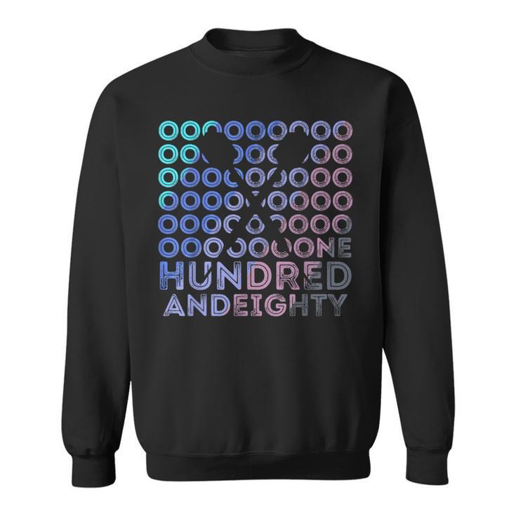 Darts Dart Retro Ohnundredandeighty With Slogan S Sweatshirt