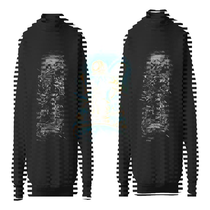 Deep Sea Commercial Diver Fishing Scuba Diving Boating Sweatshirt