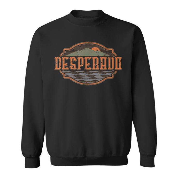 Desperado Cowboy Eagle Desperado Landscape Sweatshirt