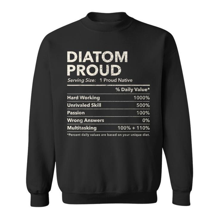 Diatom Nevada Proud Nutrition Facts Sweatshirt