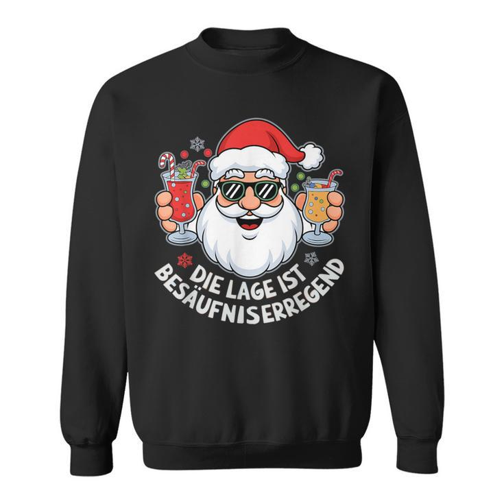 Die Lage Ist Besäufniserregend Christmas Sweatshirt