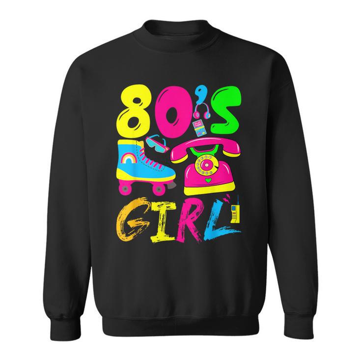 Disfraz De Los Años 80 Para Niña De Los Años 80 Camisa de entrenamiento