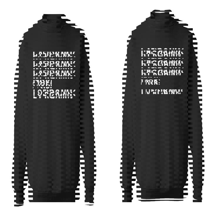 Divertido Odio Programar El Regalo De Codificación Para El Programador Camisa de entrenamiento
