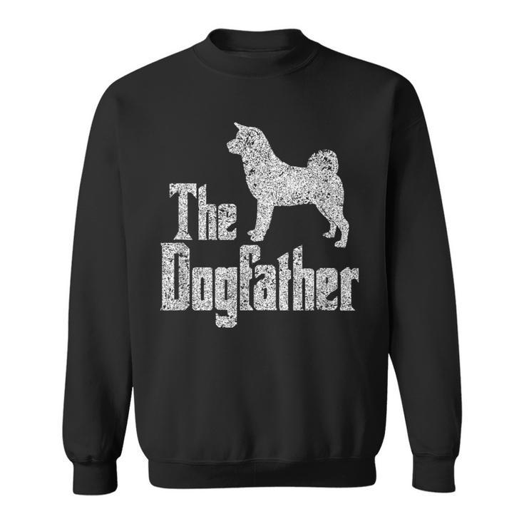 The Dogfather Akita Inu Dog Silhouette Sweatshirt