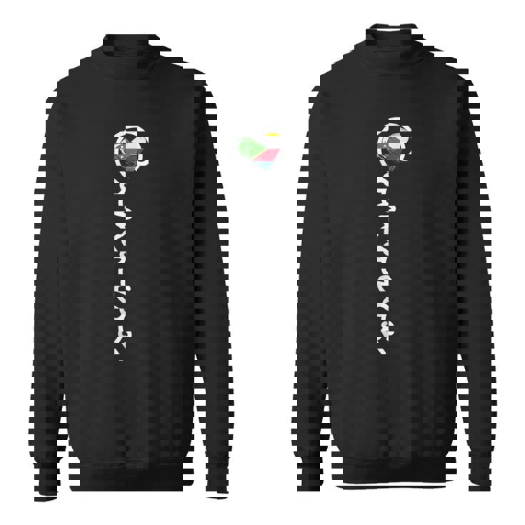 Drapeauintage Des Comores Cœur Des Comoresoyage 2024 Sweater e