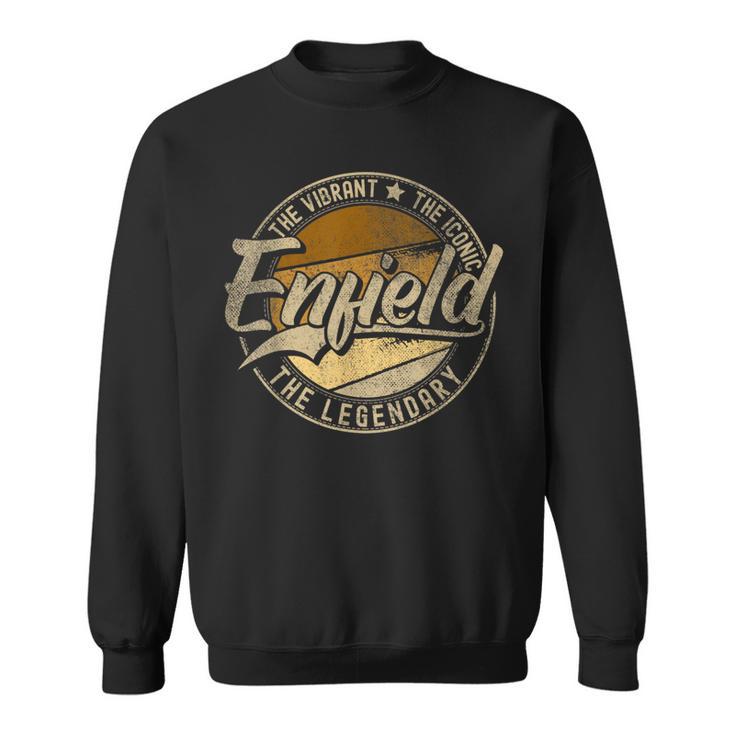 Enfield Ct Connecticutintage Distressed Sweatshirt