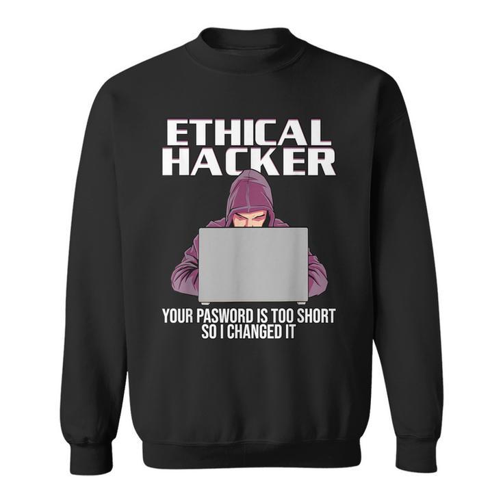 Ethical Hacker Your Password Is Too Short Camisa de entrenamiento
