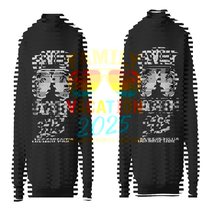 Family Vacation 2025 Beach Matching Summer Vacation 2025 Sweatshirt