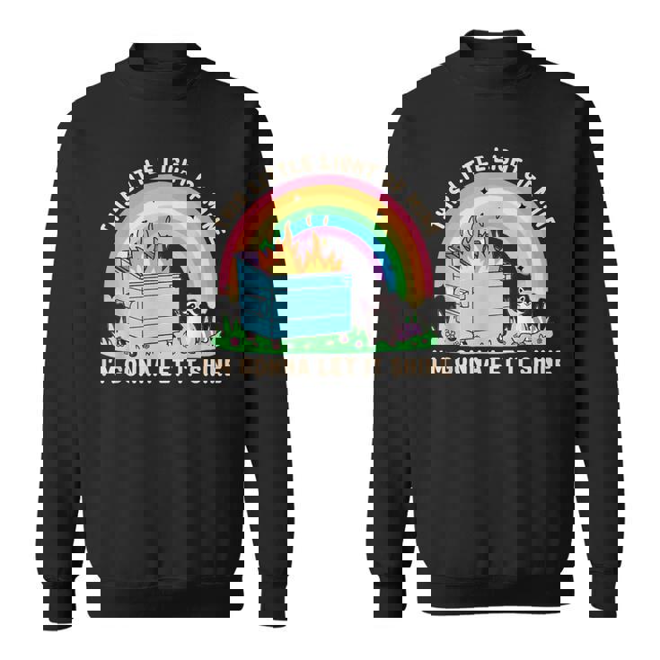 Feral Raccoon Meme Sweatshirt | Raccoons Team Trash | Fun Unisex Top