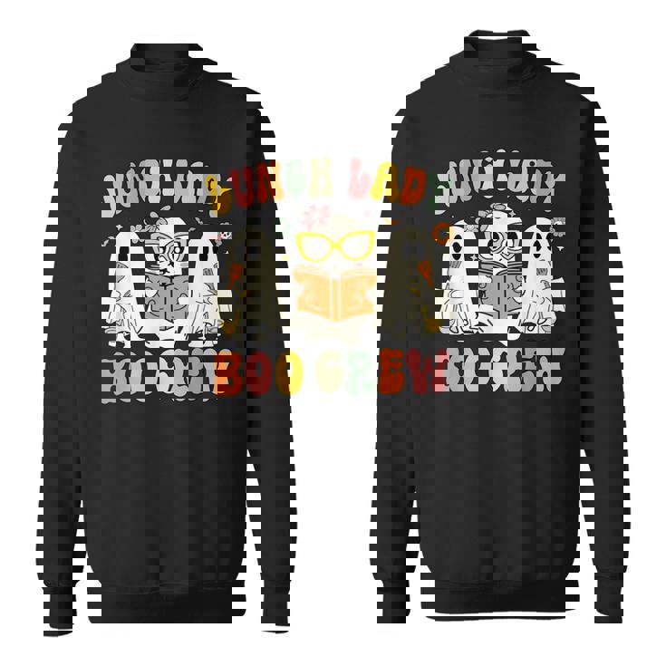 Fun Lunch Lady Boo Crew Cafeteria Halloween Matching Costume Sweatshirt