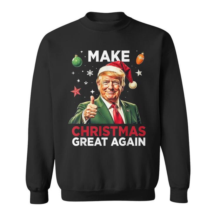 Christmas Pyjamas Make Christmas Great Again Sweatshirt