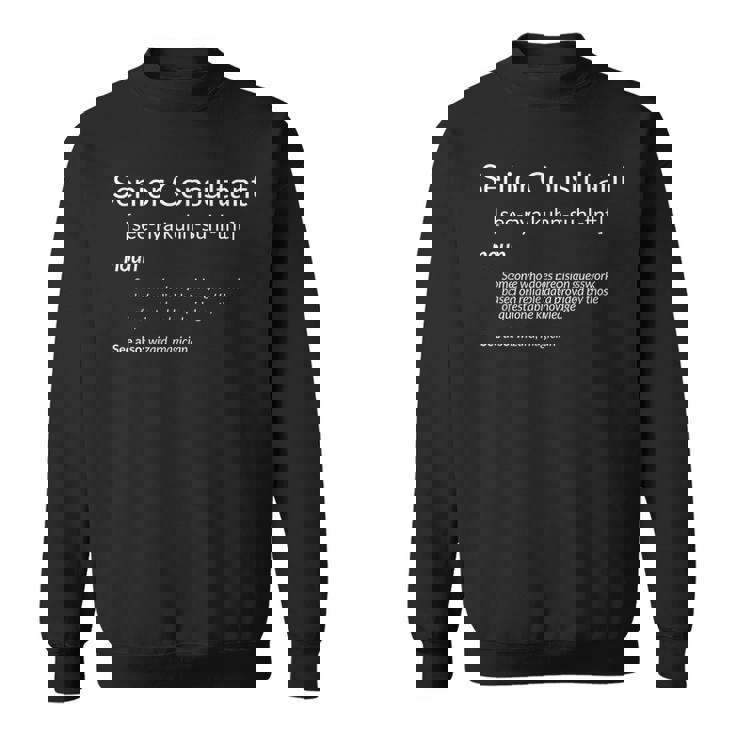 Consulting Senior Consultant Definition Camisa de entrenamiento