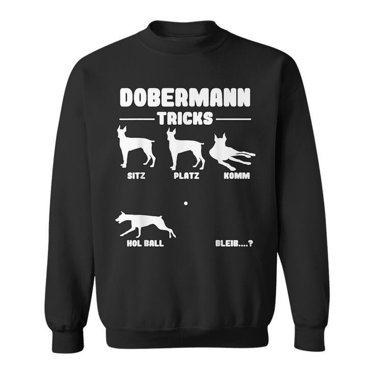 Dog Holder Doberman Dog Tricks S Sweatshirt