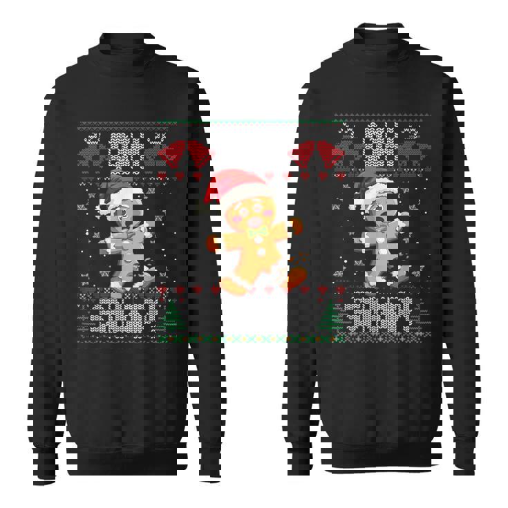 Gingerbread Man Oh Snap Christmas Ugly Xmas Sweater Sweatshirt