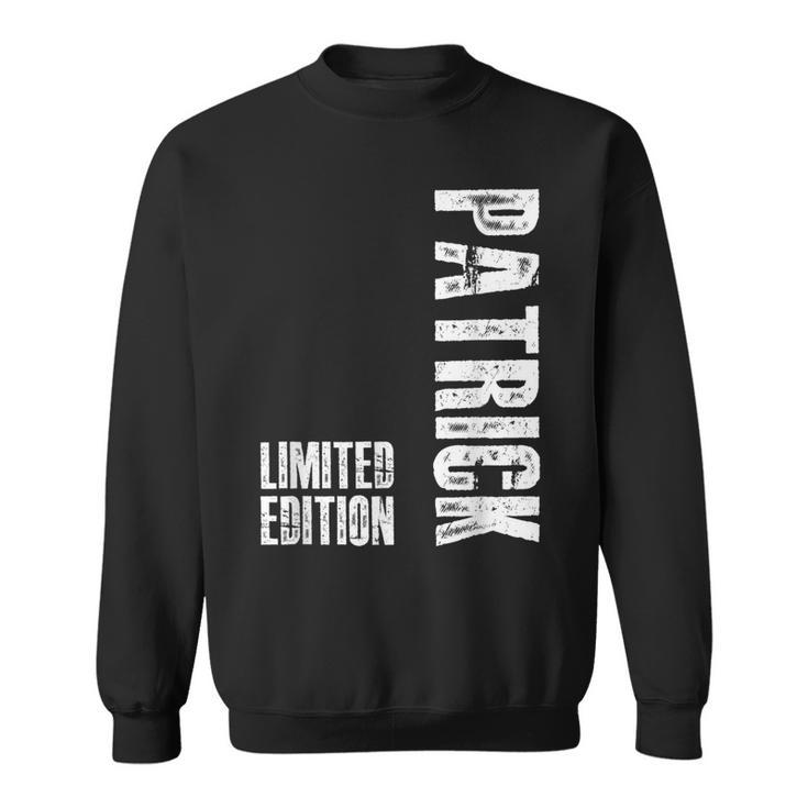 Patrick Personalised Birthday Patrick Sweatshirt