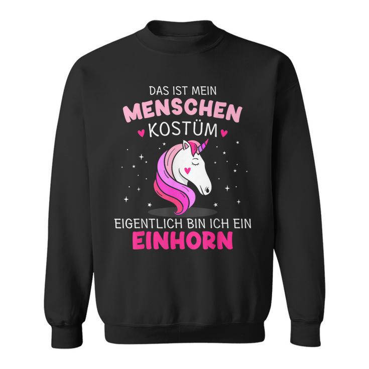 People Costume Unicorn For Carnival Fancy Dress Sweatshirt