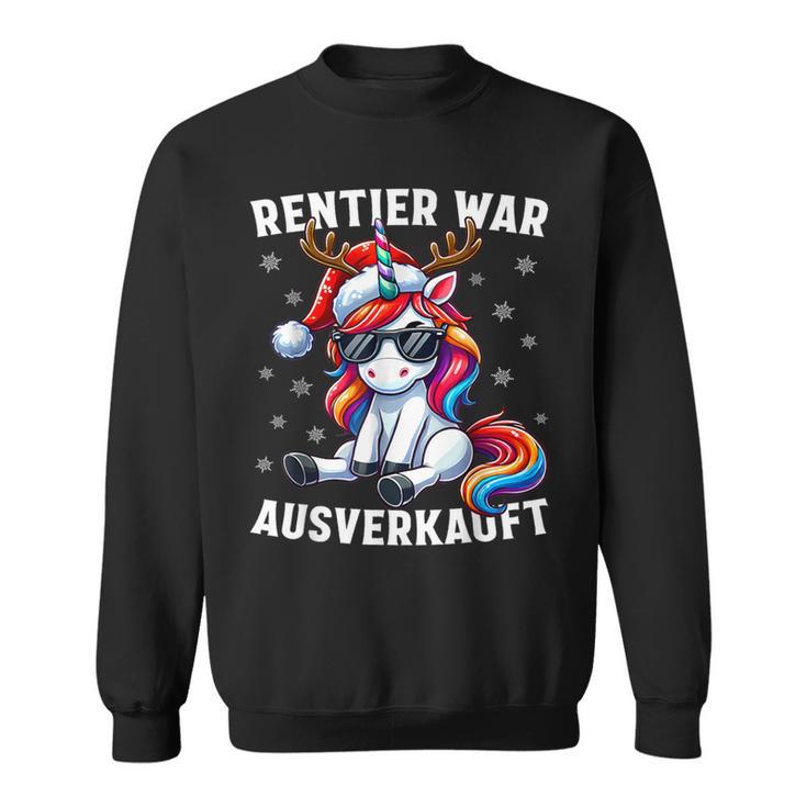 Reindeer Was Out Sold Reindeer Christmas Sweatshirt