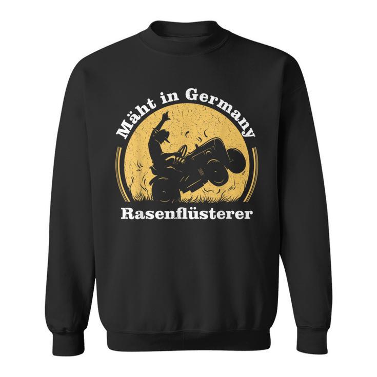 With German Lawnmower Lawn Mowing Sweatshirt