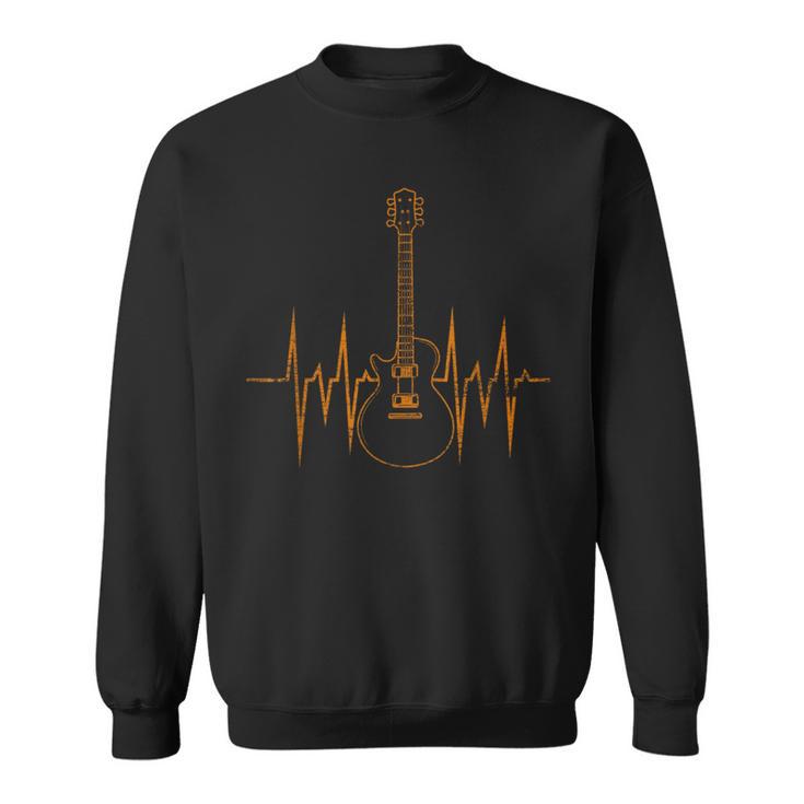 For Guitarists Heartbeat Guitar Sweatshirt