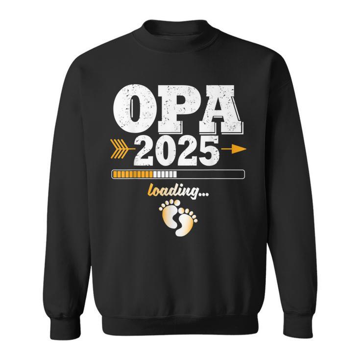 Grandpa 2025 Loading Expectant Grandpa Sweatshirt