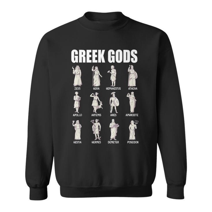 Greek Gods And Goddesses Old Greek Mythology Sweatshirt