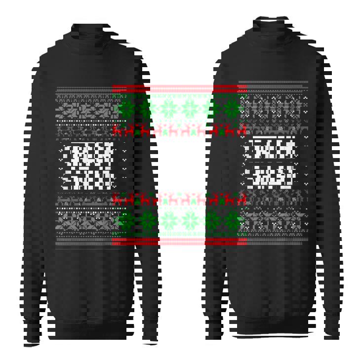 Groom Squad Xmas Bachelor Party Ugly Christmas Sweater Sweatshirt