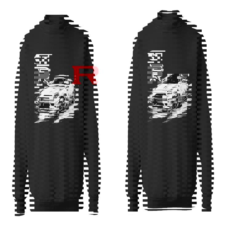 Gt R 35 Jdm Street Racing Drag Drift Coche Deportivo Camisa de entrenamiento
