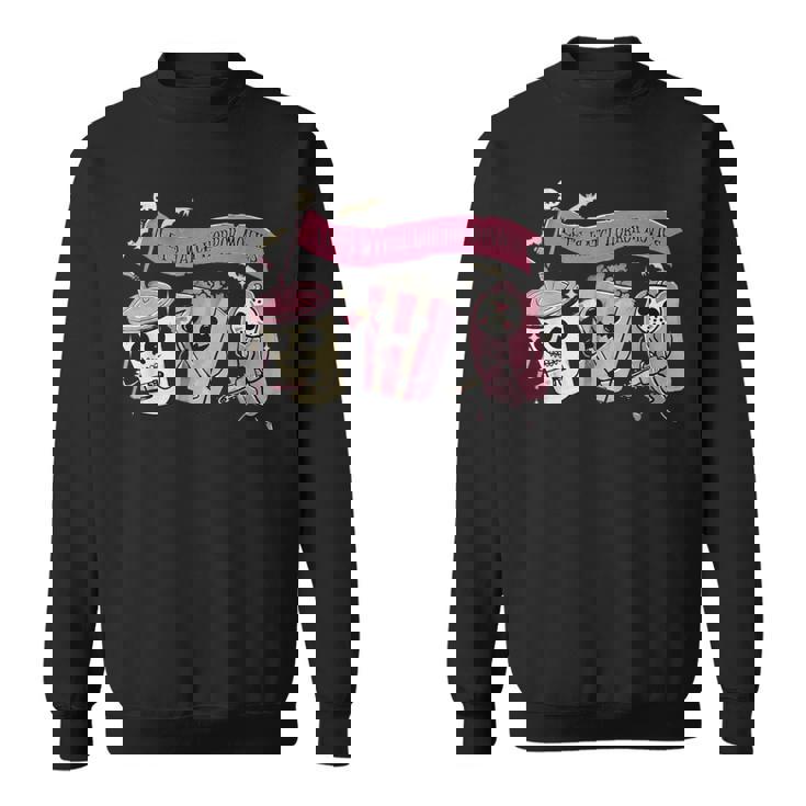 Halloween Let's Watch Horror Movies Scary Ghost Sweatshirt