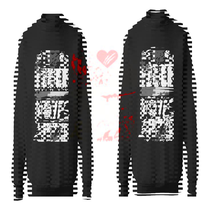 Halloween Shirt I Like Scary Movies And Pizza Sweatshirt