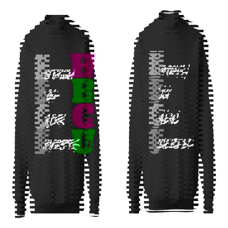 Hbcu Pink And Green Historically Black College University Sweatshirt