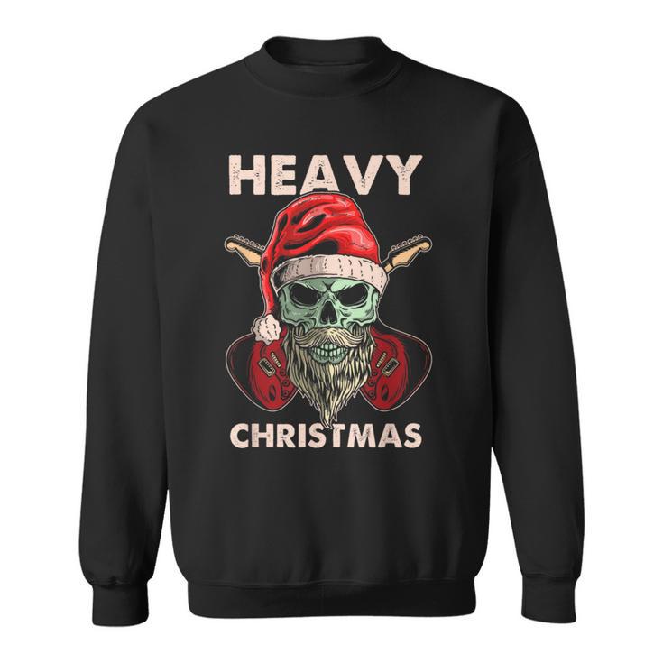 Heavy Metal Navidad Rock Navidad Camisa de entrenamiento