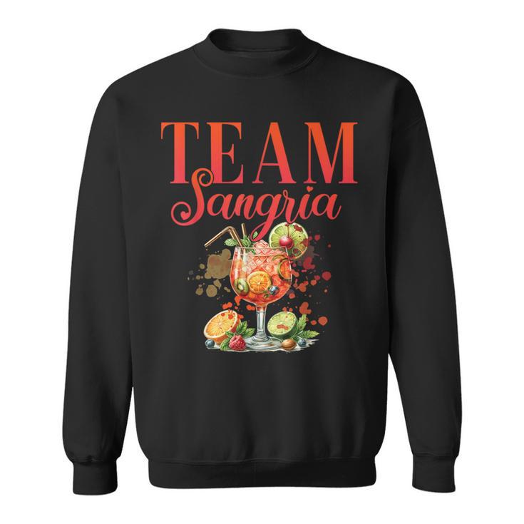 Hen Party Team Sangria Cocktail For Bartender Sweatshirt