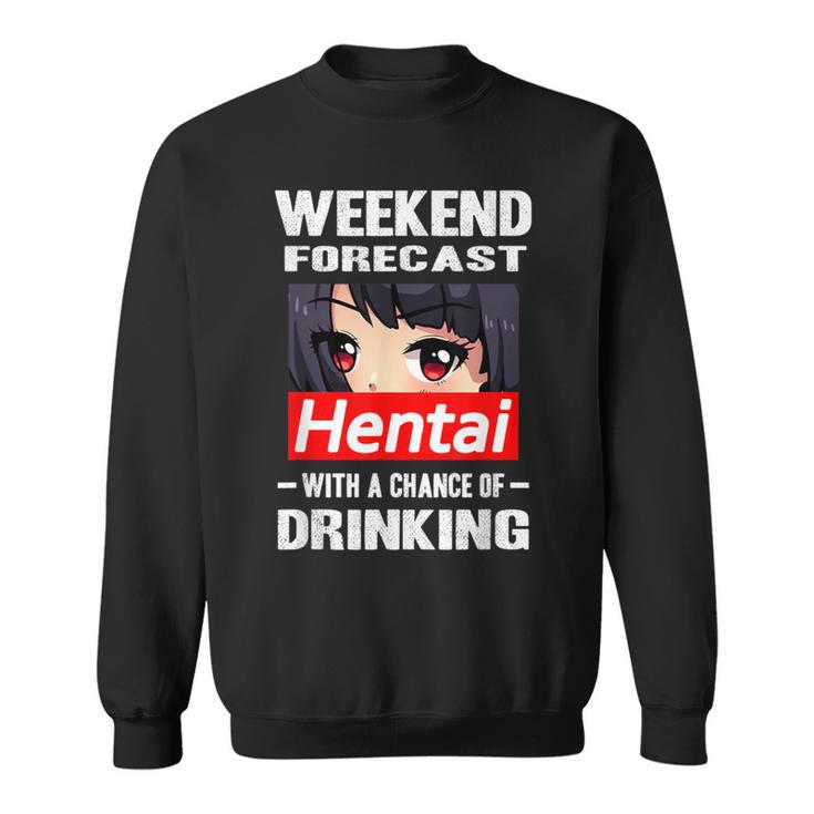 Hentai Drinking Japanese Anime Manga Sweatshirt