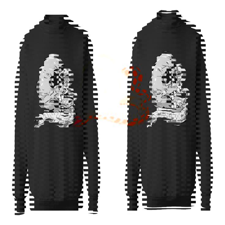 Hognose Snake Skull Albino Morph Dramatic Danger Noodle Premium Sweatshirt