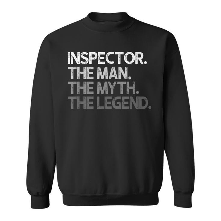 Hombre Regalo Inspector La Leyenda Del Mito Del Hombre Camisa de entrenamiento